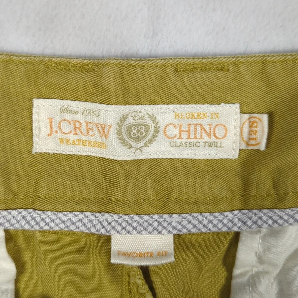 Lot Of 2 J.‎ Crew Favorite Fit Broken-in Chino Cotton Twill Wide Leg Pants 12S